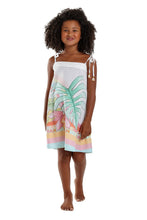 Load image into Gallery viewer, Model Front: Blueman Mini Dress Vestido Lily O Sorte Espirito Solar
