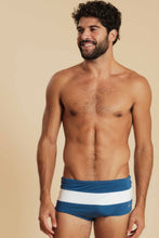 Load image into Gallery viewer, Image 03: Blueman Sunga / Boxer Sunga Army Crepúsculo Bicolor Liso Azul
