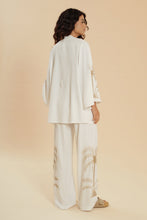 Load image into Gallery viewer, Model Back: Blueman Kaftans / Cover Ups Offwhite Kimono Tropical
