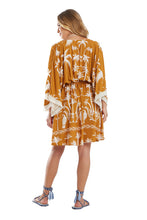 Load image into Gallery viewer, Model Back: Blueman Mini Dress Vestido Kaftan Curto Tucanus
