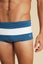 Load image into Gallery viewer, Image 05: Blueman Sunga / Boxer Sunga Army Crepúsculo Bicolor Liso Azul
