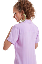 Load image into Gallery viewer, Image 04: Blueman Shirtdress Chemise Eva Roxo

