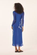 Load image into Gallery viewer, Model Back: Blueman Maxi Dresses Luau Tule Long
