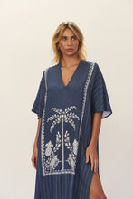 Load image into Gallery viewer, Image 02: Blueman Kaftans / Cover Ups Kaftan Dress Seiva-Doce-Azul
