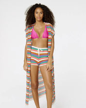 Load image into Gallery viewer, Gallery: Blueman Kaftans / Cover Ups Blusa Kimono Listras
