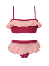 Load image into Gallery viewer, Product Front: Blueman Girl's Two-Piece Biquini Peteca Roxo
