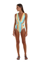 Load image into Gallery viewer, Model Front: Blueman One-Piece Maio Mambo Double Granita
