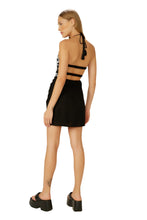 Load image into Gallery viewer, Image 03: Blueman Mini Dress Vestido Barrado Preto
