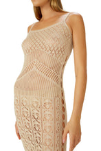 Load image into Gallery viewer, Image 02: Blueman Maxi Dresses Vestido Tricot Branco
