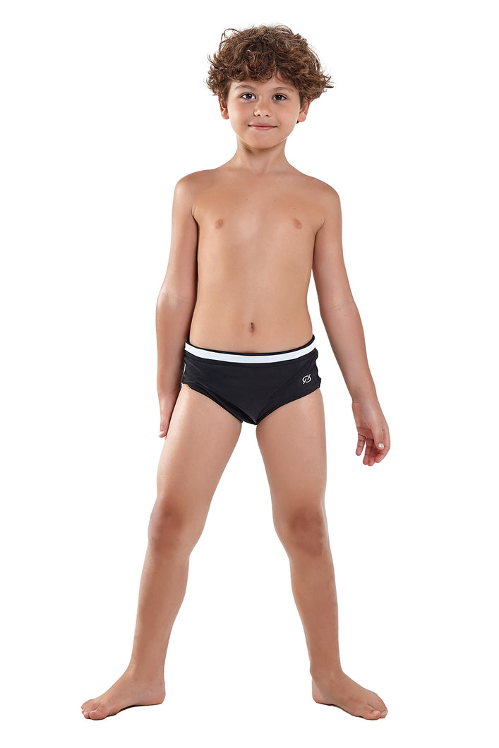 Model Front: Blueman Boy's Swimwear Army Onassis Preto Inf