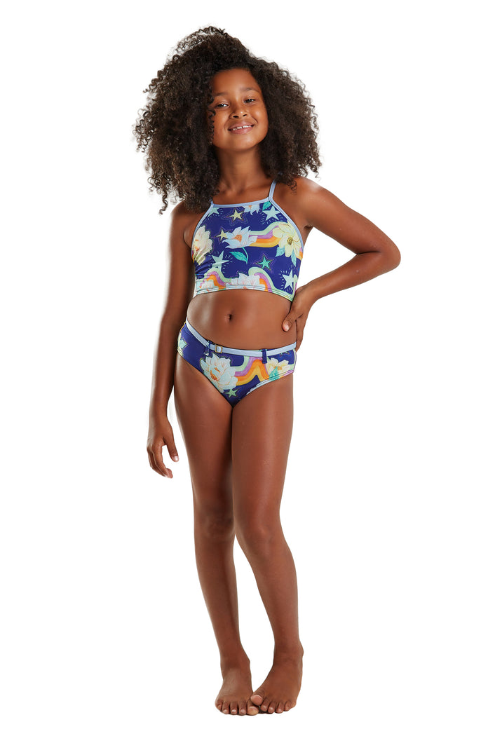 Model Front: Blueman Girl's Two-Piece Biquini Lais Ceu De Flor