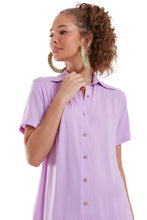 Load image into Gallery viewer, Image 03: Blueman Shirtdress Chemise Eva Roxo

