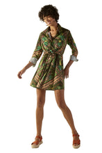 Load image into Gallery viewer, Model Front: Blueman Shirtdress Chemise Java
