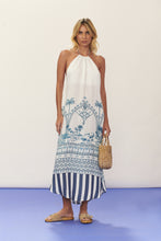 Load image into Gallery viewer, Model Front: Blueman Maxi Dresses Choker Dress From-Rio
