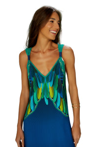 Image 02: Blueman Maxi Dresses Cropped Dress Fauna
