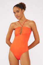 Load image into Gallery viewer, Model Front: Blueman One-Piece Laranja Maio Duna
