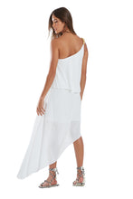 Load image into Gallery viewer, Model Back: Blueman Maxi Dresses Lilith Madeira Off White
