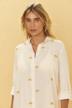 Load image into Gallery viewer, Image 02: Blueman Shirtdress Longsleeve Shirt Offwhite

