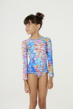 Load image into Gallery viewer, Model Front: Blueman Girl&#39;s One-Piece Maio Amber Escama Inf
