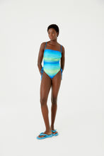 Load image into Gallery viewer, Model Front: Blueman One-Piece Maio Antonella Degrade Sky
