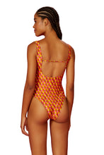 Load image into Gallery viewer, Model Back: Blueman One-Piece Maio Camiseta-Quadrado Ai-Meu-Coracao
