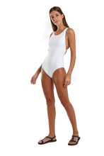 Load image into Gallery viewer, Model Front: Blueman One-Piece Maio Capri Branco
