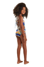 Load image into Gallery viewer, Model Back: Blueman Girl&#39;s One-Piece Maio Elsa Ceu De Flor
