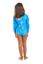 Load image into Gallery viewer, Image 06: Blueman Girl&#39;s One-Piece Maio John Manga Longa Sticker
