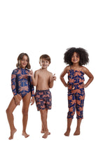 Load image into Gallery viewer, Image 09: Blueman Girl&#39;s One-Piece Maio Long John Açaí
