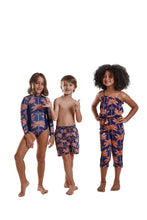Load image into Gallery viewer, Image 10: Blueman Girl&#39;s One-Piece Maio Long John Açaí
