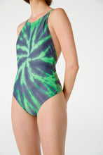 Load image into Gallery viewer, Image 03: Blueman One-Piece Maio Nadador Tie Dye Verde
