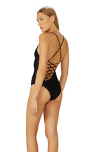 Load image into Gallery viewer, Model Back: Blueman One-Piece Maio Preto Jolie
