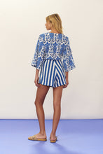 Load image into Gallery viewer, Model Back: Blueman Beach Playsuits / Rompers Romper Seiva-Doce-Azul

