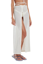 Load image into Gallery viewer, Image 02: Blueman Beach Skirt Saia Transpasse Buzios Cru

