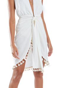 Image 06: Blueman Maxi Dresses Saida Janus Off White