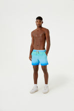 Load image into Gallery viewer, Model Front: Blueman Swim Shorts Short Degrade Sky
