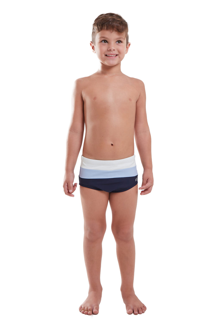 Model Front: Blueman Boy's Swimwear Sunga Army Crepusculo Fresh Marinho Inf