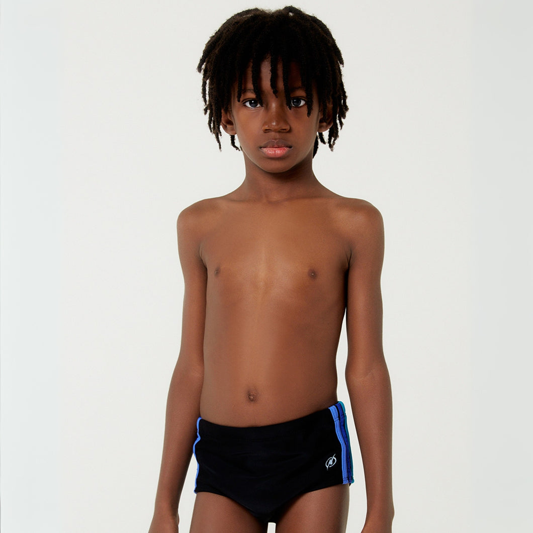 Gallery: Blueman Boy's Swimwear Sunga Army Tripe Color Ver24 Preto