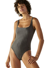 Load image into Gallery viewer, Image 07: Blueman One-Piece Textura Zaz Cinza Preto
