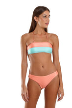 Load image into Gallery viewer, Image 03: Blueman Top Top Bicolor Zig Laranja
