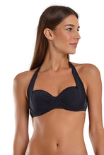 Load image into Gallery viewer, Gallery: Blueman Top Top Ibiza Liso Preto
