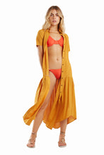 Load image into Gallery viewer, Image 05: Blueman Maxi Dresses Vestido Chemise Eva Liso Marrom
