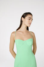 Load image into Gallery viewer, Image 03: Blueman Midi Dress Vestido Fenda Liso Color
