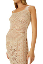 Load image into Gallery viewer, Image 02: Blueman Maxi Dresses Vestido Tricot Branco
