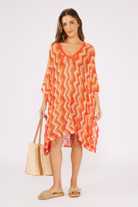 Laranja Midi Dress Tricot