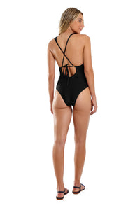 Maio Mambo Double Preto/Vermelho