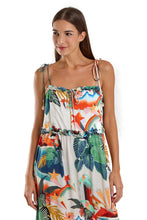 Load image into Gallery viewer, Vestido Longo Olivia Tropical Mess
