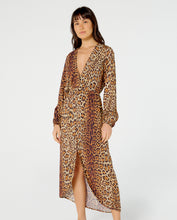 Load image into Gallery viewer, Vestido Midi Manga Vivian Pintada

