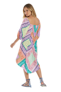 Bahamas Bandana Midi Dress