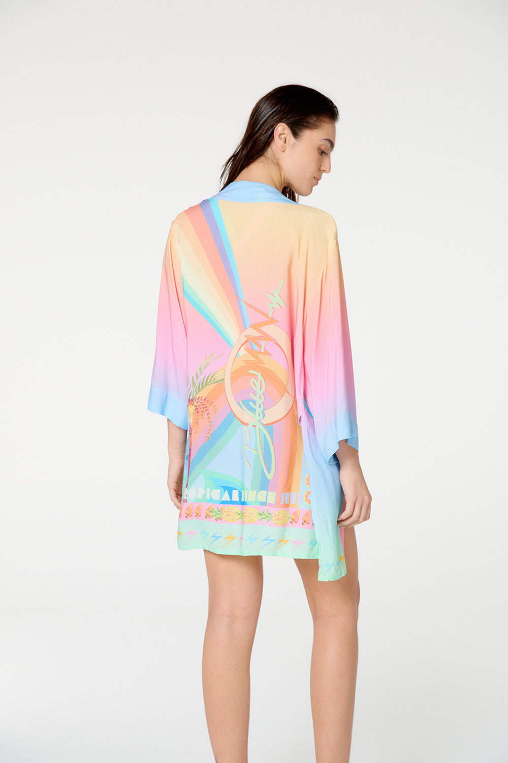 Blusa kimono best sale